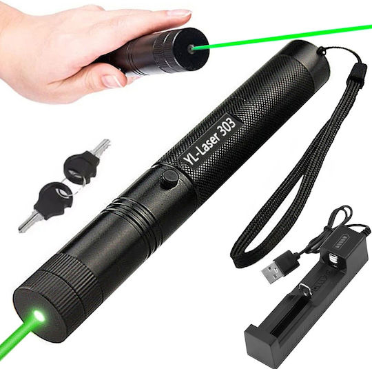 Verk Group Pointer με Πράσινο Laser σε Κόκκινο Χρώμα 5907451337332