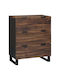 Συρταριέρα Κρεβατοκάμαρας Mango 60x33.5x75cm