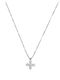 Val Oro Cross White Gold 18K Woman Brilliant Chain Adc-br-129