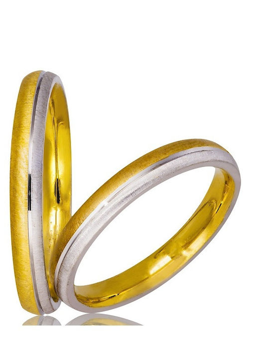 Set Paar Bicolor Eheringe 9 Karate Stergiadis 701