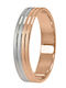 Set Couple Pink Gold Wedding Rings 9 Carats Sat7 Stergiadis