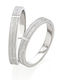 Stergiadis S120 9 Carat White Gold Couple's Wedding Ring Set