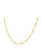Apoline Kette Gold 5mm Αλυσίδα Λαιμού Ανοξείδiges Stahl 316l 40 Cm