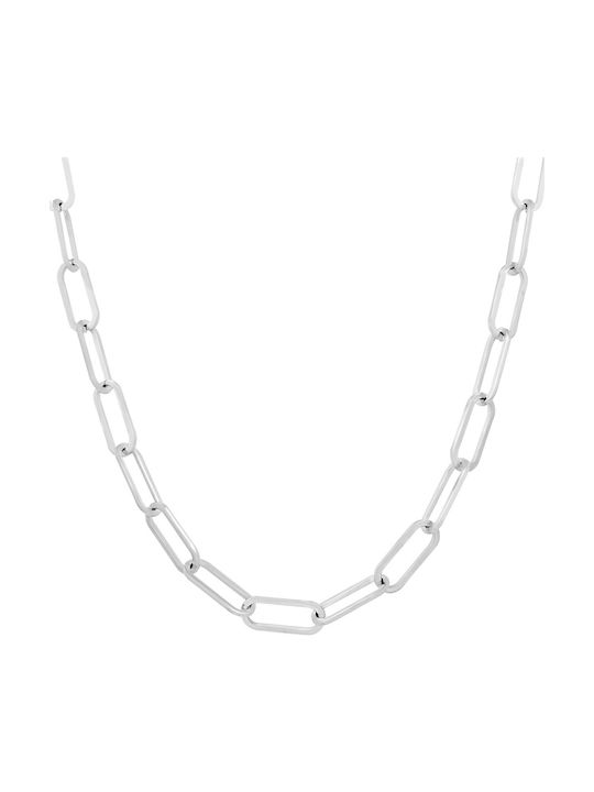 Loelia Chain Silver 6mm Αλυσίδα Λαιμού Ανοξείδωτο Ατσάλι 316l 60 Cm Loelia Chain Silver 6mm Αλυσίδα Λαιμού Ανοξείδωτο Ατσάλι 316l 60 Cm