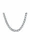 Cubano Chain Silver 9mm Αλυσίδα Λαιμού Ανοξείδωτο Ατσάλι 316l 60 Cm