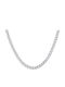 Micro Static Chain Silver 3mm Αλυσίδα Λαιμού Ανοξείδωτο Ατσάλι 316l 45 Cm