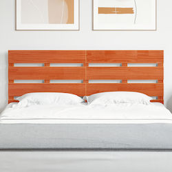 vidaXL Wooden Brown Bed Headboard