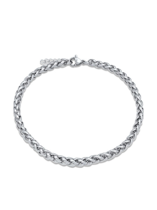 Soleil Silver Bracelet 4mm Βραχιόλι Ανοξείδωτο ...