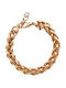Women's Bracelet Woven Gold Chain Brass Alloy