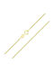 Yellow Gold Chain K14 Spiga 40 Cm Al11140001