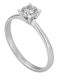 FenixJewelry Μονόπετρο από Λευκόχρυσο 14K με Ζιργκόν