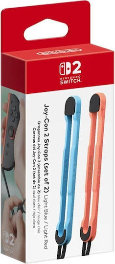 Nintendo Switch 2 Joy-con 2 Strap Paar Hellblau Hellrot