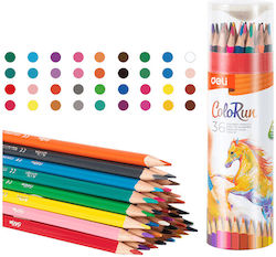 Deli Κραιγιον Τριγωνικο & Ξυστρα 36 Χρωματα Φ2.9mm Colorun Deli Κραιγιον Τριγωνικο & Ξυστρα 36 Χρωματα Φ2.9mm Colorun