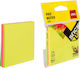 Deli Memo Pads Sticky Blister 4x25 Sheets 76x76mm Stick Up Assorted 12 Pieces Sold Individually