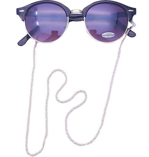 Lanț de Ochelari Twisted Chain cu Ață Colorată Roz