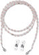 Eyeglass and Mask Chain Beads Pink Diamond Powder