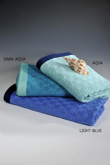 Down Town Home Beach Towel Turquoise 90x180cm.