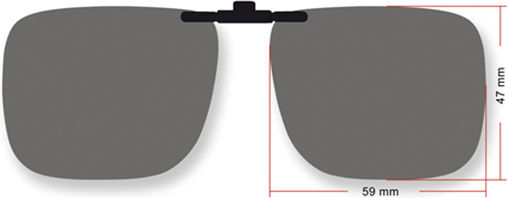 T-cook T.cook Clip On Ochelari de Soare Gri 59x47 4278