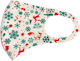 Christmas Fabric Adult Mask Reindeer Red Classi...