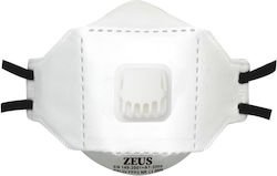 1 Tem Zeus FFP3/p913v Professional Protective Mask White Color Valve