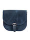 Bohemia By Kouros Leather Bag 13-1 Blue