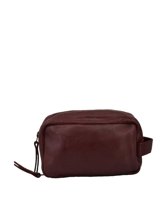 Leather 100 Leather Pouch-Necessaire Code 04-ba...