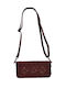 Leather 100 Leather Women's Wallet Bag Code 04-bag-ilbs-6209 Burgundy