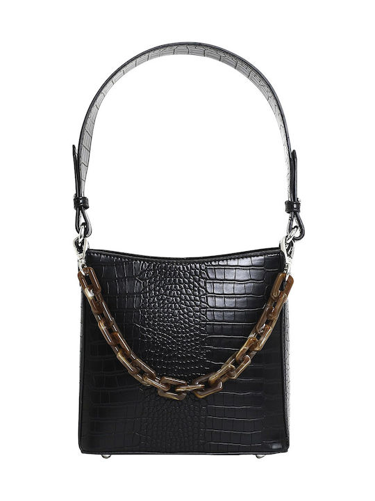 Hvisk Amble Small Matte Croco Black