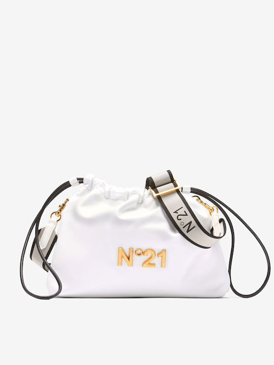Nº21 Eva Crossbody Clutch Bag White