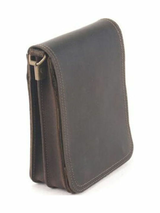 Kouros Leather Bag Leather Messenger Brown 324