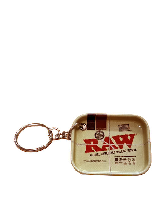 Raw Keychain Miniature Tray Μεταλλικό Μπρελόκ 4.5x3.5cm
