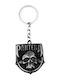 Ключодържател Банда Пантерa Метал Музика Череп Сребрист Оттенък Pantera Metal Music Skull Band Keychain Silver Tone Molfs