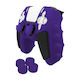 Sony PS5 Splicing Color Silicone Protective Case Gamepad Rocker Caps Purple Black