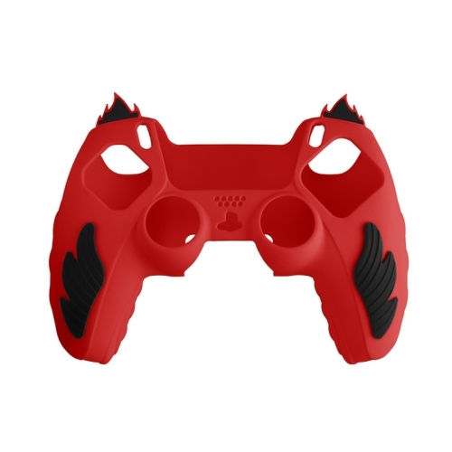 Προστατευτική Θήκη Σιλικόνης Sony Ps5 Flame Gamepad Κόκκινη
