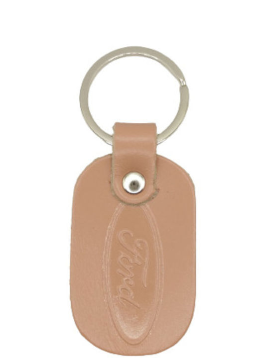 Breloc Piele Roz Pudrat Ford 6982-k