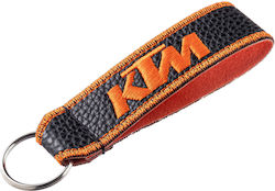 Keychain Ktm Black Technoleather