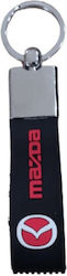 Rubber Keychain Mazda Black 3375-k