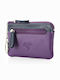 Leather Wallet-Key Holder Kion 701-20m Purple
