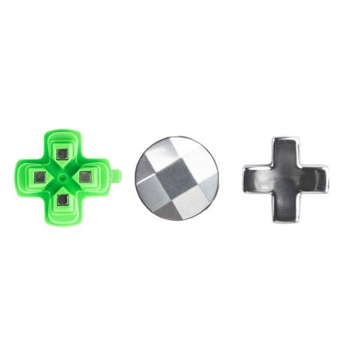 Cross-key 3pcs Thumb Grips for PS5 in Green color