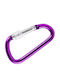 Μπρελοκ Carabiner 7,2cm Ασφαλεια Μωβ