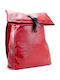 Pera Backpack Αδιαβροχο Σακιδιο Πλατης Κοκκινο Backpack Red