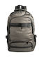 191138 Waterproof Backpack Many Pockets Khaki