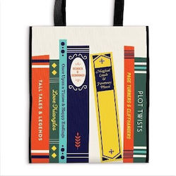 Literary Tales Reusable Tote Bag Galison Mudpuppy Press