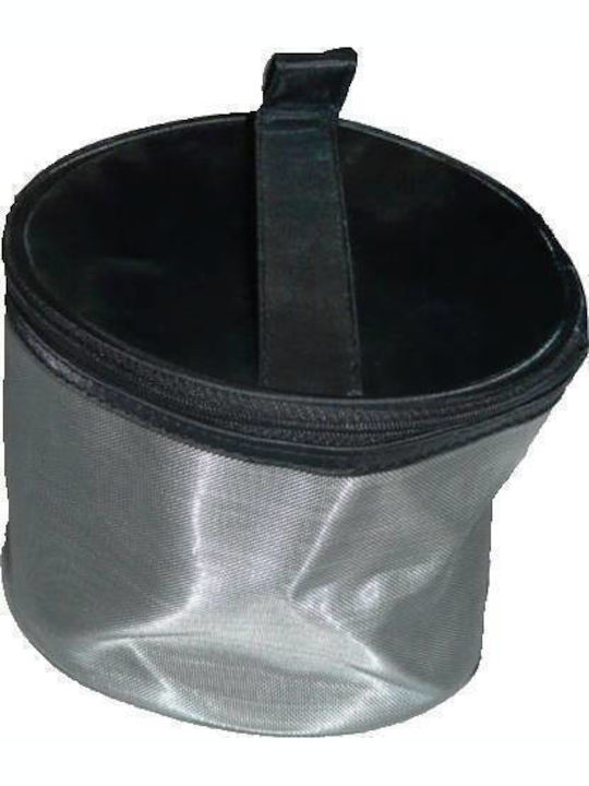 Travel Toiletry Bag for Cosmetics & Shaving 16.5x13cm Mesh Silver