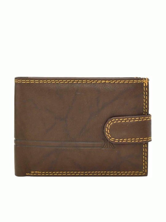 Herrenbrieftasche Aus Leder In Braun Kappa K-1347a