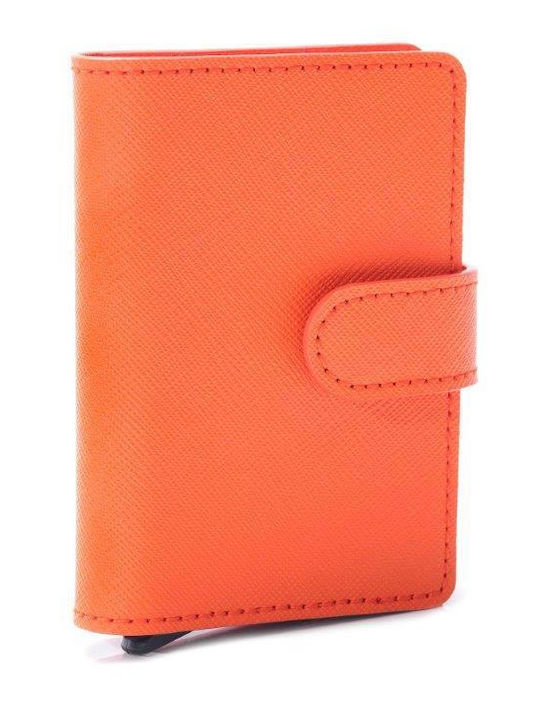 Leanschi Tech-wallet Din Piele Portocalie