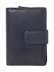 Kouros Leather Women's Wallet 6081RFID Black
