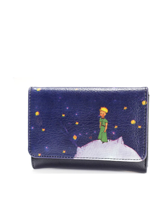 Unisex Pera Basic Wallet Πορτοφολι Μικρος Πριγκηπας Little Prince Black
