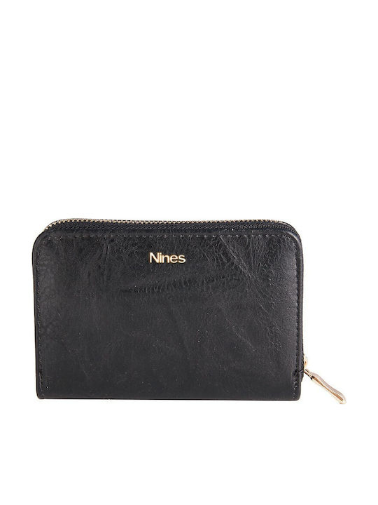 Nines Портфейл Единичен Среден Размер 7760 Черен