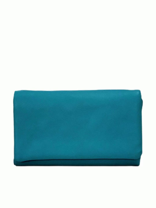 Women's Wallet Genuine Leather Premium Quality Light Turquoise